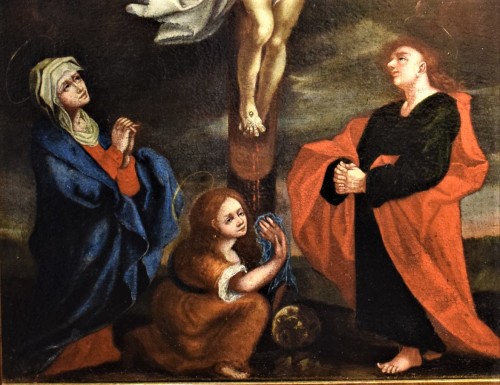 Louis XIII - La Crucifixion du Christ - ècole Flamande du XVIIe siècle